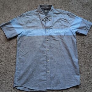 Element Short Sleeved Button Up Skater Shirt, Size XL
